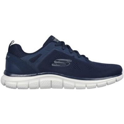 Skechers Track-Broader 232698-NVY, Mannen, Marineblauw, Sneakers,Sportschoenen, maat: 40