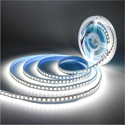 12V LED Strip Verlichting 5M 6000K Wit, Superhelder SMD 5050, 10000LM voor Slaapkamer, Keuken en Decoratie