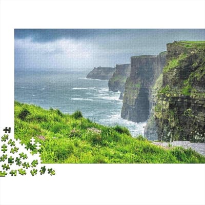 Klifpuzzel Oceaan - Puzzel Volwassenen Kind - Stress Verminderen - Uniek Milieuvriendelijk Papier - 1000 Stukjes 52x38cm - Kleurrijk