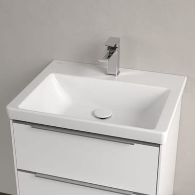 Villeroy & Boch Subway 3.0 cabinet washbasin 60 cm, with 1 tap hole, without overflow 4A706101