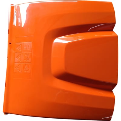 Husqvarna achtervanger klep oranje