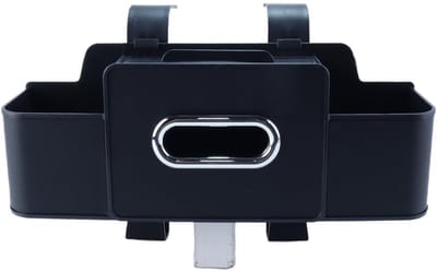 Dailygoods- Opbergbox multifunctioneel - Auto organizer - Bekerhouder - Tissuedoos vak - Ruimtebesparend - Leer, 32,5 x 11,5 x 8,5 cm - Autostoel Organizer