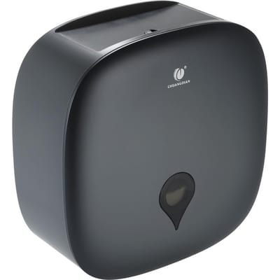 CHUANGDIAN Wandgemonteerde enkele Jumbo Roll Tissue Dispenser Waterdichte Toiletpapier Dispenser Houder grijs