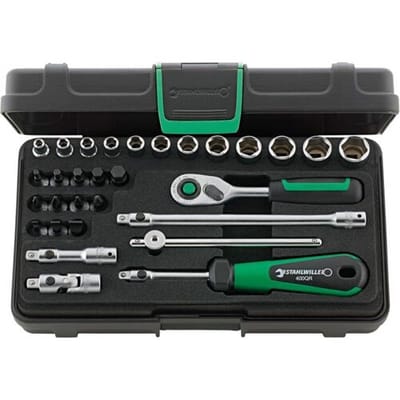Stahlwille 40/24/6QR KN 96011182 Dopsleutelset 1/4 (6,3 mm)