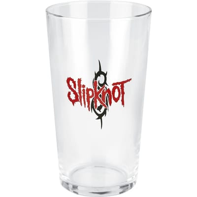 Slipknot Bierglas - Slipknot Logo - voor Geen - transparant