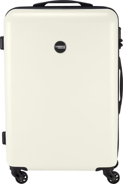 Princess Traveller PT-01 - Reiskoffer - Pearl White - 67x44x26 cm - 65 L Koffer