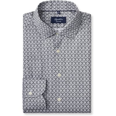 OLYMP Signature Overhemd, Tailored Fit, Signature Kent, Groen