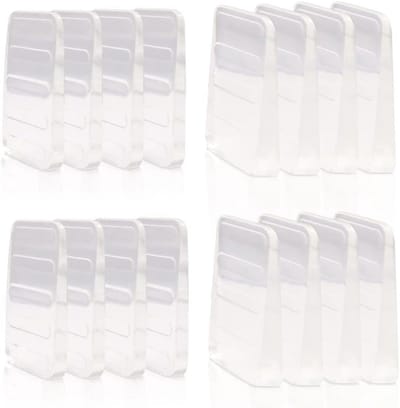Meubelwiggen - Nivelleerwiggen Rubber - Meubels Stabiliseren - Flexibel Stevig - 16 Stuks - Transparant