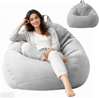 XL Bean Bag Cover voor Drip Shape Zitzak - Geschikt voor Volwassenen en Kinderen, Perfect voor Gaming en Woonkamer Decoratie