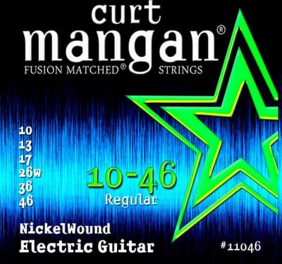 Curt Mangan 10 46 Nickel Wound Snaren Elektrisch