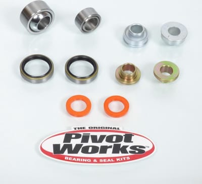 achterste schokdemper lagerset draaipunt werkt voor motorfiets ktm 125 exc 2002 tot 2016 pwshk-t03-521 rollende kit amort. nieuw