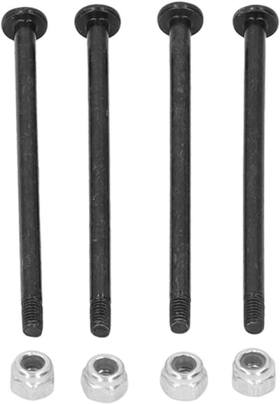 RC Schroef Kit - RC Onderdelen Set - RC Auto Reparatie - Slijtvast Staal - 4 Stuks - Zwart