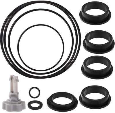 Dailygoods- Onderdelenset 12 Stuks - Vervangende Onderdelen - Inclusief Luchtventiel - O-Ringen - Zandfilterpomp - Rubber/Kunststof - Filteronderdelen