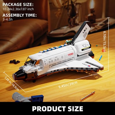536 stuks Ideeën Ruimteveer Model Bouwstenen Sets Kinderspeelgoed Halloween en Kerstcadeaus Compatibel Met Legoed Deeltjes bagged white