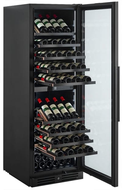 Nestor M NWX2113FN2 Wijnkoelkast/Wijnklimaatkast 113 Flessen – 2 Zones – Inbouw/Vrijstaand – 5-20°C – Zwart Glas – Luxe Wijnkoelkast - 3 Kleuren LED - Koolstofffilter