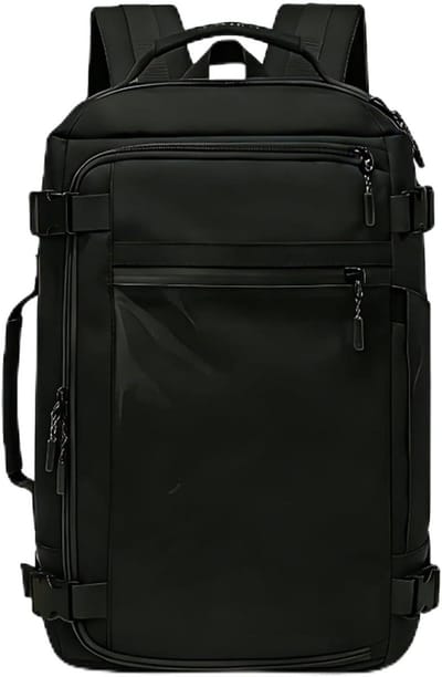 Vacuüm Rugzak - Reisrugzak Compressie - Ruimte Besparen - Met Geïntegreerde Pomp - 40x30x20cm - Zwart