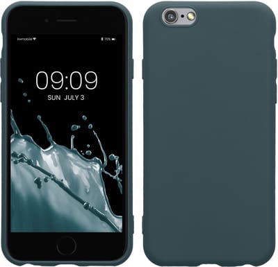 kwmobile telefoonhoesje geschikt voor Apple iPhone 6 / 6S - Hoesje voor smartphone - Back cover in leisteen