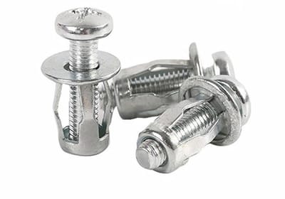 Holle Deur Ankers - Expansie Schroeven - Muur Bevestigen - Kwaliteitsmateriaal Gelegeerd Staal - 150 Stuks - Zilver