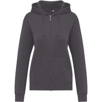 Originals Hooded Full Zip Women – Grey XS