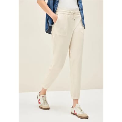 Gestreepte cargo broek