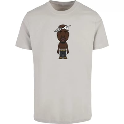 Mister Tee - LA Sketch Heren Tshirt - S - Grijs