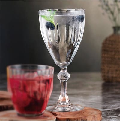Pasabahce Diamond Wijnglas - 190 ml – Luxe Kristalglas – 6 Stuks