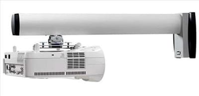 Projector Houder - Muurbevestiging Projector - Thuisbioscoop Inrichten - Verstelbare Hoogte - 145 cm Diep - Wit