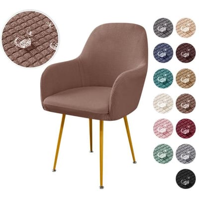 Elastische Polar Fleece Stoelhoes, Hoge Fauteuilhoes Met Wasbare En Wasbare Hoes Voor Eetkamerstoel Thuis Hotel A4 Chair Cover