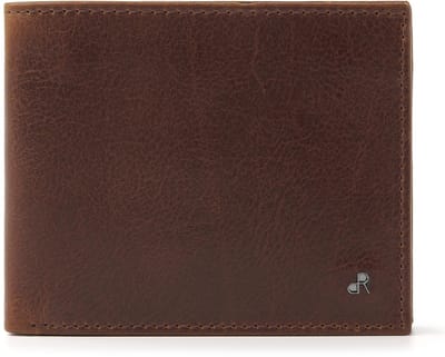 Compacte Leren Heren Portemonnee met RFID | Billfold met 4 Creditcardvakken, Briefgeld- & Muntvak | Stoere en Functionele Pasjeshouder | Cadeau voor Mannen | 28581