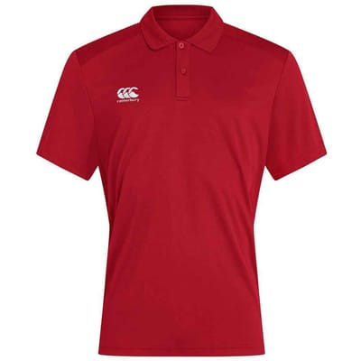Canterbury Heren Club Dry Poloshirt (Rood)