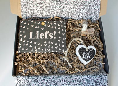 Brievenbus cadeau Veel liefs voor jou - cadeau vriendin - cadeau liefde - cadeau kerst
