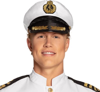 Boland - Pet admiraal Edward - 56-60 - Volwassenen - Unisex - Maritiem- Beroepen