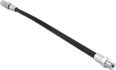 Adapter Smeergereedschap - Vetspuit slang - Onderhoud Machines - Flexibel Verlengstuk - 34 cm - Zwart