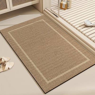 Toiletmat Antislip Badkamer Absorberend Sneldrogend Diatomeeënaarde Toiletdeur Huishoudelijke Badkamermat Toiletmat 30*50cm