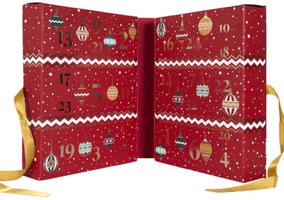 MISOU Adventskalender - Advent Kalender - December - Kaarsen - 24 Geurkaarsen - 2 stuks - Rood - Adventkalender - Dames - Sinterklaas - Kerst 2026 - CHANDALIER