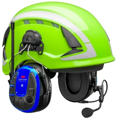 3M Peltor WS Alert XPI Bluetooth + Radio met Helm Montage