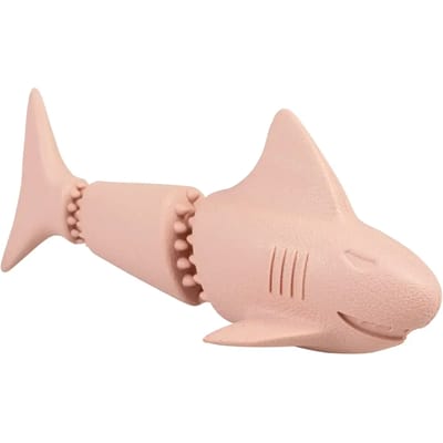 Duvoplus - Speelgoed Voor Dieren - Hond - Eco Rubber Haai Snackdispenser 18x7,6x7,5cm Roze - 1st