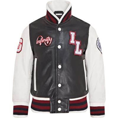 Letterman leren Varsity College bomberjack voor kinderen