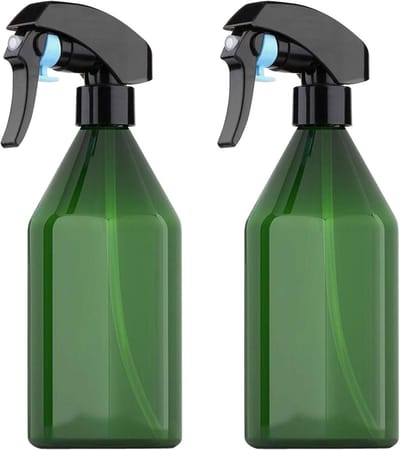 Set van 2 herbruikbare 300ml sprayflessen voor planten, fijne nevelverstuiver voor schoonmaak, tuinieren en water geven