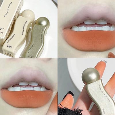 Gloss à Lèvres Velours Mat Longue Tenue Rouge à Lèvres Ne Colore Pas la Tasse Maquillage des Lèvres