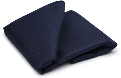 Suitable Zijde Pochet Donkerblauw (navy) - Maat - Heren - Pochetten gemaakt van zijde - 25x25 cm