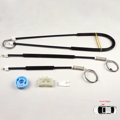 BWR680 Reparatieset Raammechanisme Voor Rechts voor Peugeot 307 3B 2003-2009 2-Deurs Cabriolet