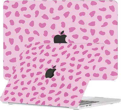 Lunso Geschikt voor MacBook Pro 14 inch (2021-2026) cover hoes - case - Pebble Charm