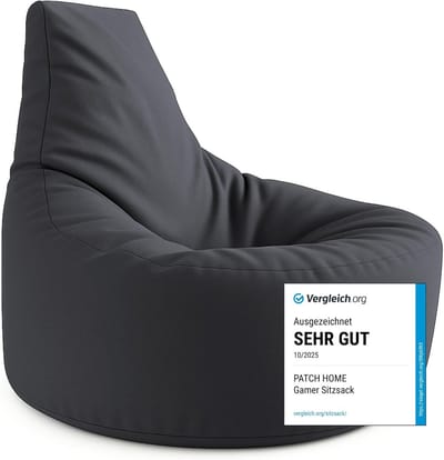 Grote Zitzak Ø80x90cm - Waterafstotend Loungekussen voor Binnen en Buiten - Gevuld Zitkussen