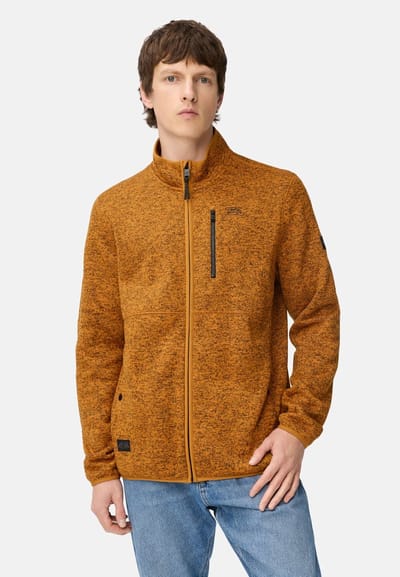 camel active Vest met opstaande kraag - Maat menswear-4XL - Oranje