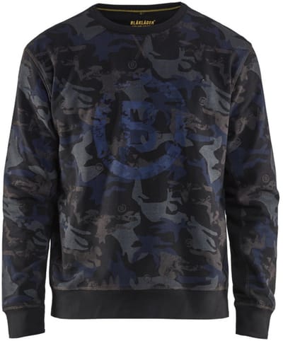 Blaklader Limited sweatshirt 9408-1158 - Zwart/Donkergrijs - XXL