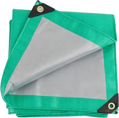 Dekzeil Waterdicht - Afdekzeil Robuust - Bescherming Buiten - Versterkte Oogjes - 300x500 cm - Groen