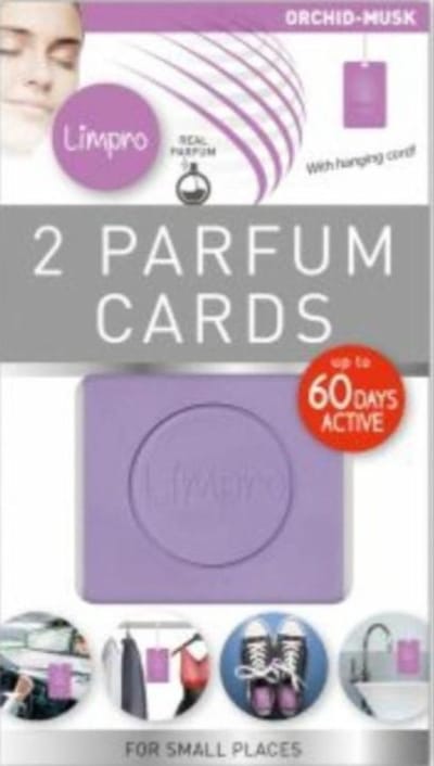 Geurzakjes voor in de Kledingkast (Orchid-Musk)  - Kleding Geurzakje Inclusief Ophanghaak - Kast Parfum met Hanger Haak - Kamer Luchtverfrisser Hangers - Auto Lucht Verfrisser - Schoen Verfrisser - 6 Verschillende Geuren - Geurzakje - Geurkaart