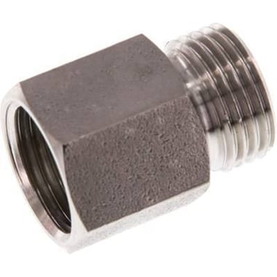 G 1/2'' F/M RVS Verlengstuk 40 Bar - 22 mm - FL2S-FM-ST-012G-22L