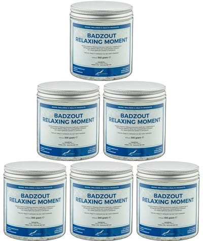Claudius Badzout Relaxing Moment - 300 gram - Pot met aluminium deksel - set van 6 stuks